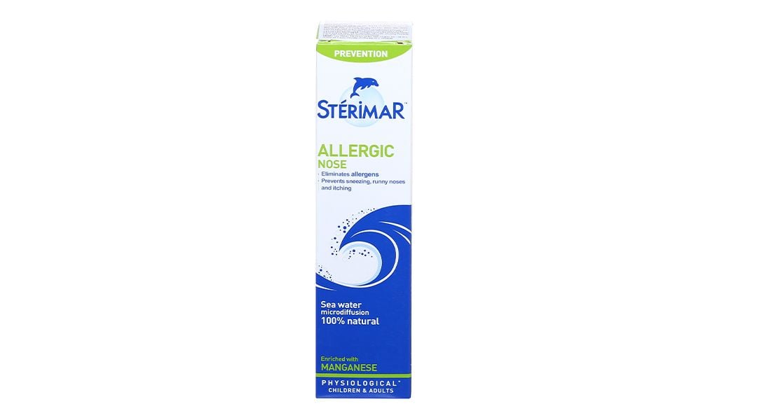  Dung dịch xịt mũi Stérimar Allergic Nose 50ml hỗ trợ điều trị viêm mũi dị ứng cho trẻ từ 6 tháng - người lớn 