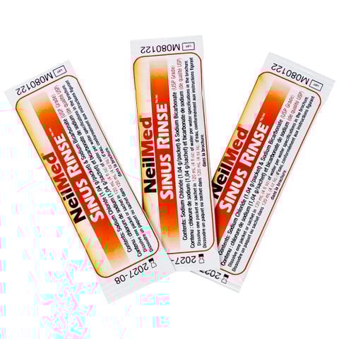  Bộ vệ sinh mũi 1 bình + 60 gói NeilMed Sinus Rinse Kids vệ sinh mũi xoang cho trẻ 