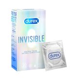  Bao cao su Durex Invisible Extra Thin Extra Sensitive siêu mỏng, vừa vặn và ôm sát (10 cái) 