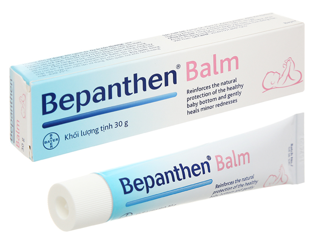  Kem bôi ngoài da Bepanthen Balm Bayer phòng ngừa hăm tã, dưỡng ẩm cho da nhạy cảm của bé (30g) 