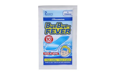  Miếng dán giảm sốt, hạ nhiệt nhanh Bye Bye Fever Baby Hisamitsu kéo dài đến 10 giờ (8 gói x 2 miếng) 