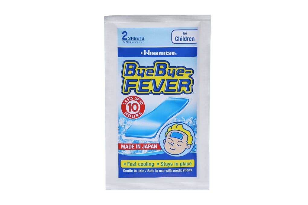  Miếng dán giảm sốt, hạ nhiệt nhanh Bye Bye Fever Baby Hisamitsu kéo dài đến 10 giờ (8 gói x 2 miếng) 