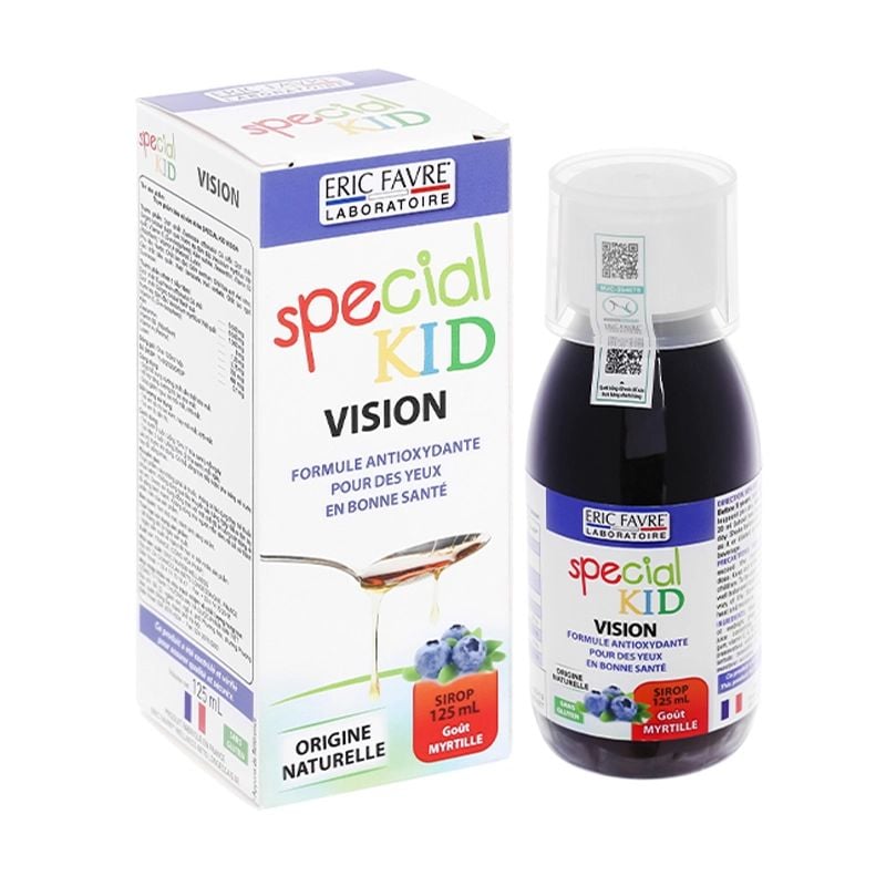  Siro Special Kid Vision Eric Favre bổ sung các dưỡng chất cần thiết, có ích cho thị giác (125ml) 