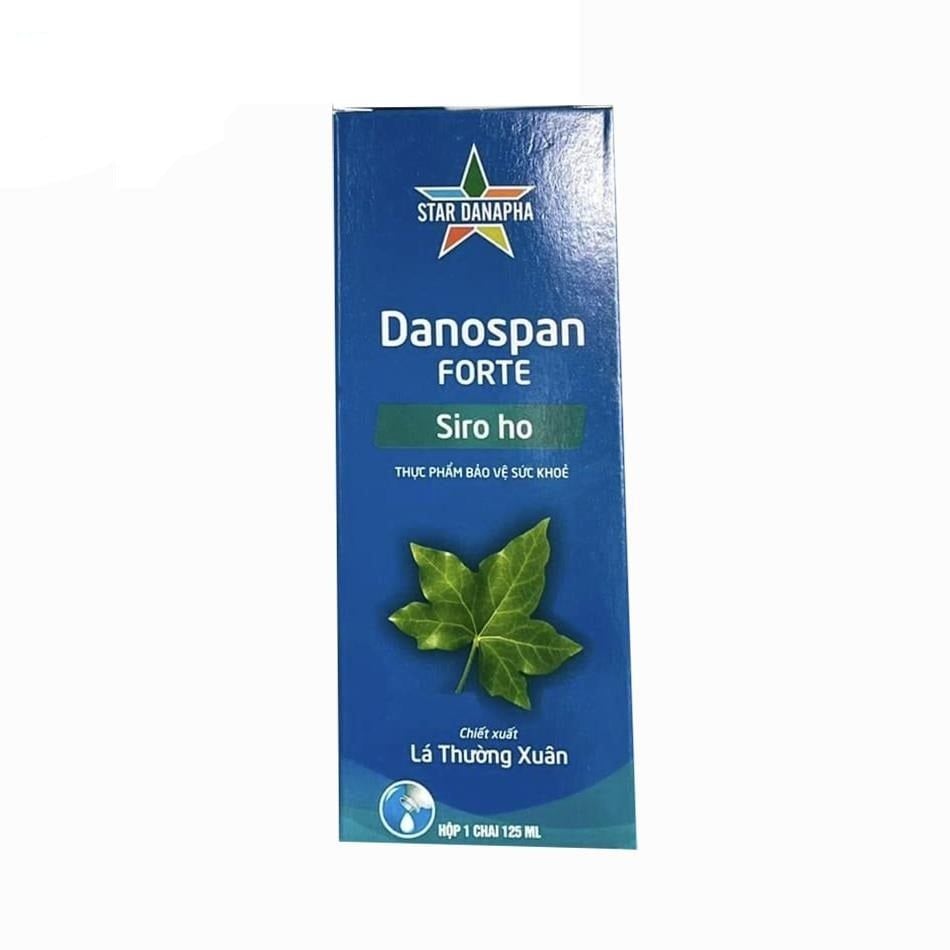  Dung dịch Danospan Forte Danapha điều trị viêm đường hô hấp cấp tính có kèm ho (125ml) 