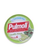  KẸO NGẬM HO KHÔNG ĐƯỜNG PULMOLL PASTILLEN LIMETTE MINZE VỊ CHANH MUỐI (HỘP 50G) 