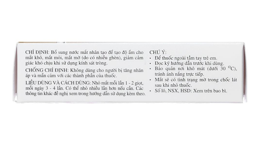  Dung dịch nhỏ mắt V.Rohto Dryeye bôi trơn mắt, bổ sung nước mắt nhân tạo (13ml) 