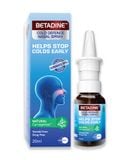  Xịt mũi Betadine Cold Defence Nasal Spray ngừa virus cảm cúm chai 20ml 
