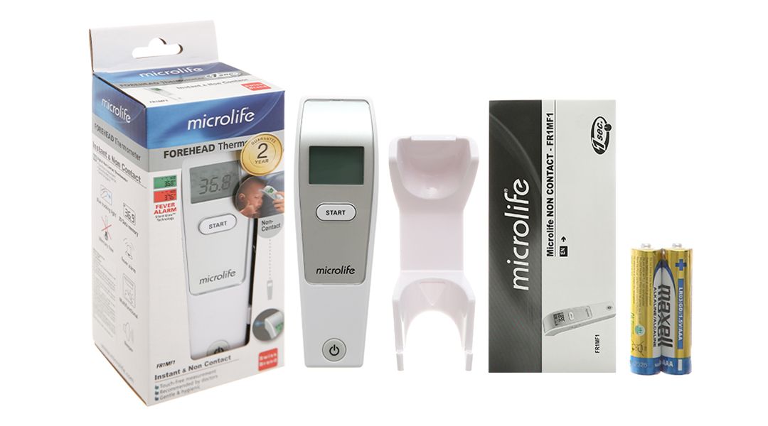  Nhiệt kế hồng ngoại Microlife FR1MF1 đo không chạm, nhanh, an toàn và chính xác 