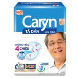  Tã dán người lớn Caryn siêu thấm size M10, vòng hông 61 x 106cm (10 miếng) 