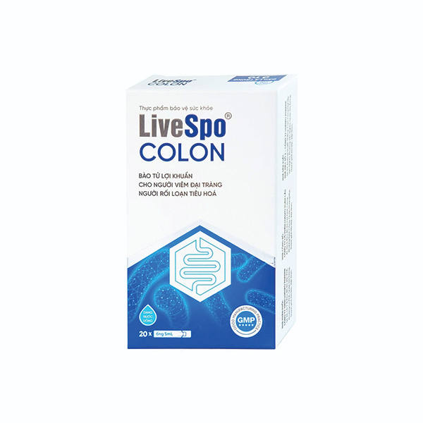  Dung dịch LiveSpo Colon bổ sung vi sinh vật có lợi, kích thích và tăng cường tiêu hóa (20 ống x 5ml) 