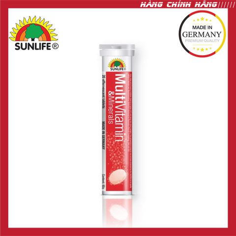  Viên uống hỗ trợ tăng sức đề kháng Sunlife Multivitamin & Minerals (Hộp 2 tuýp x 20 viên) 