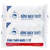  Bông y tế thấm nước Bạch Tuyết dùng trong chăm sóc cá nhân và y tế (10g) 