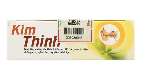 Viên uống Kim Thính Á Âu hỗ trợ tăng cường sức khỏe thính giác (3 vỉ x 10 viên) 