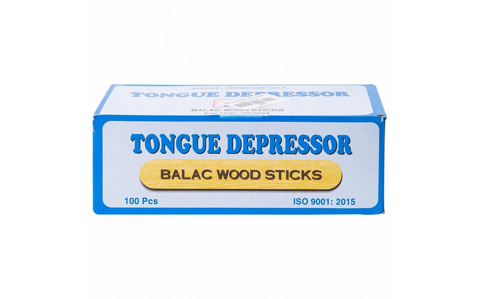  Que đè lưỡi gỗ Lạc Việt Balac Wood Sticks dùng để khám khoang miệng và cổ họng (100 cây) 