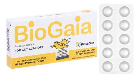  Men vi sinh BioGaia Protectis Tablets bổ sung lợi khuẩn cho đường tiêu hóa (10 viên) 
