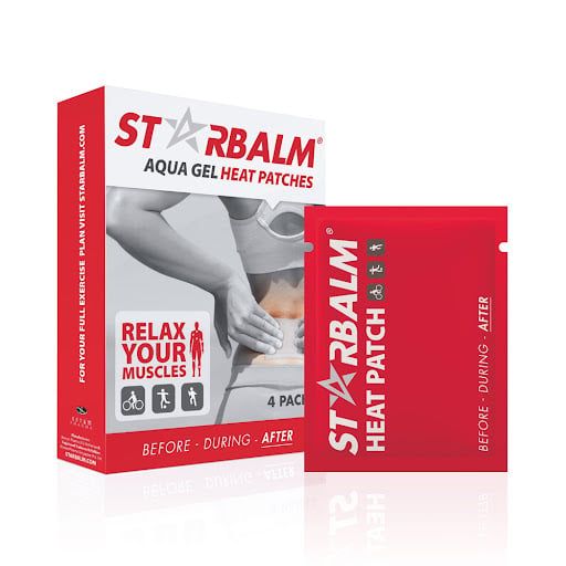  Miếng dán nhiệt Starbalm Aqua Gel Warm Plaster Heat Patches hỗ trợ giảm đau nhanh, kháng viêm (4 gói) 