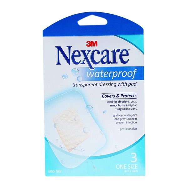  Băng dán cá nhân 3M Nexcare chống thấm nước nhiều kích cỡ 