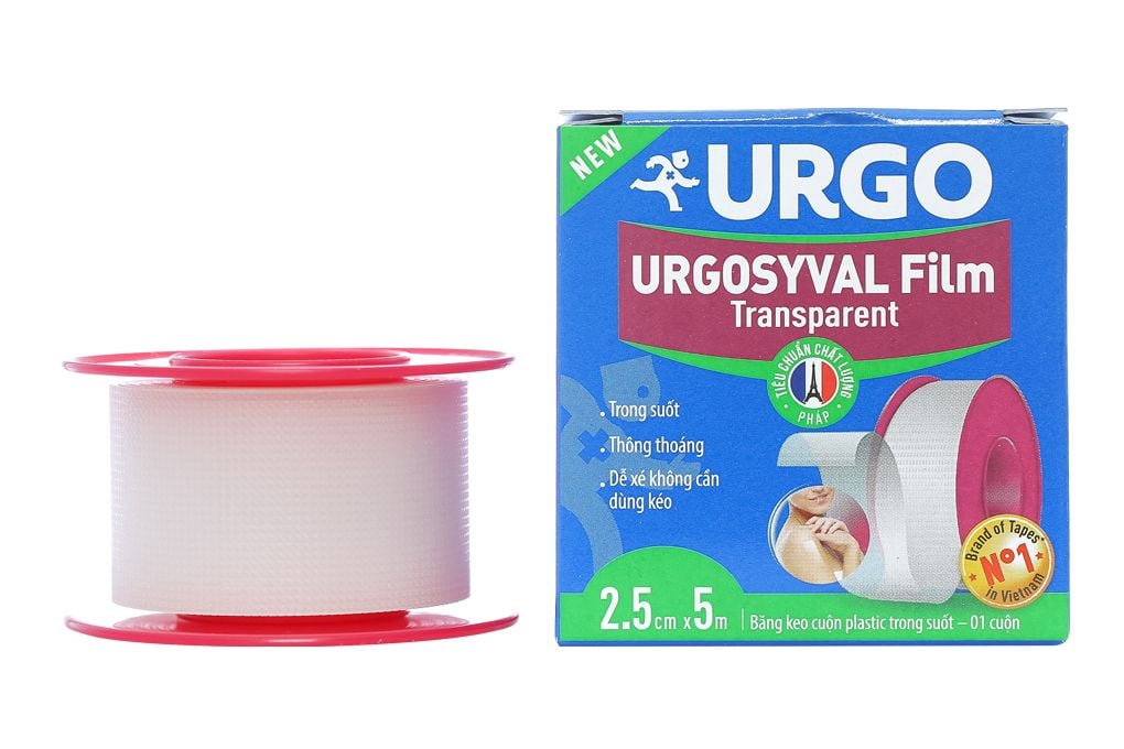  Băng keo trong suốt Urogsyval Film Transparent (2.5cm x 5m) 