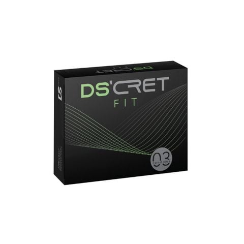  Bao cao su DS'CRET FIT ôm khít 49mm (3 cái) 