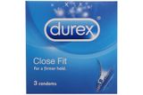  Bao cao su Durex Close Fit size 49mm hộp 3 cái 