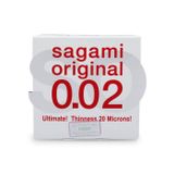  Bao cao su Sagami Original siêu mỏng 0.02 55mm hộp 1 cái 