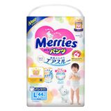  Bỉm - Tã quần Merries size L 44 miếng (cho bé 9~14kg) 