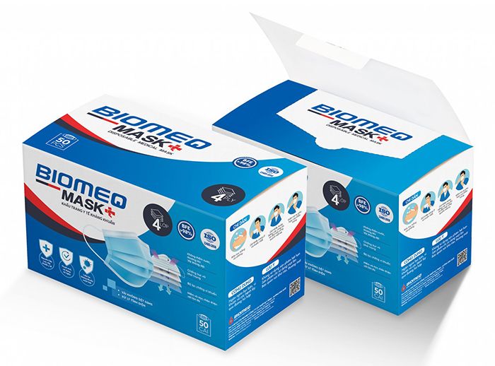  Biomeq mask - khẩu trang y tế kháng khuẩn hộp 50 cái 