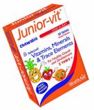 Healthaid Junior Vit, Cung cấp đầy đủ Vitamin và khoáng chất giúp trẻ cao lơn hơn, hết biếng ăn 