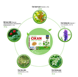  Viên uống Hoạt Huyết Cikan Anvy bền mạch, bổ tim, dưỡng não (4 vỉ x 10 viên) 