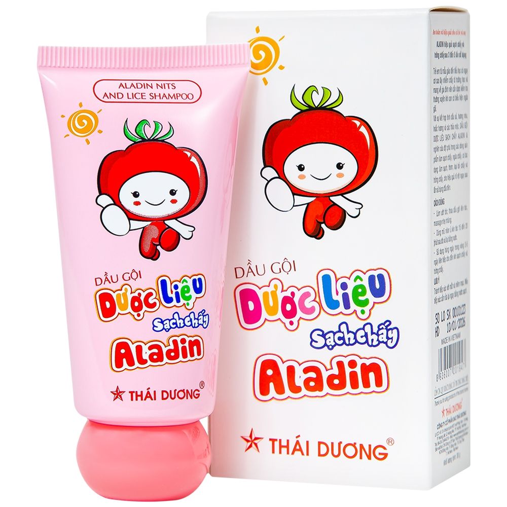  Dầu gội dược liệu sạch chấy Aladin Sao Thái Dương (30g) 