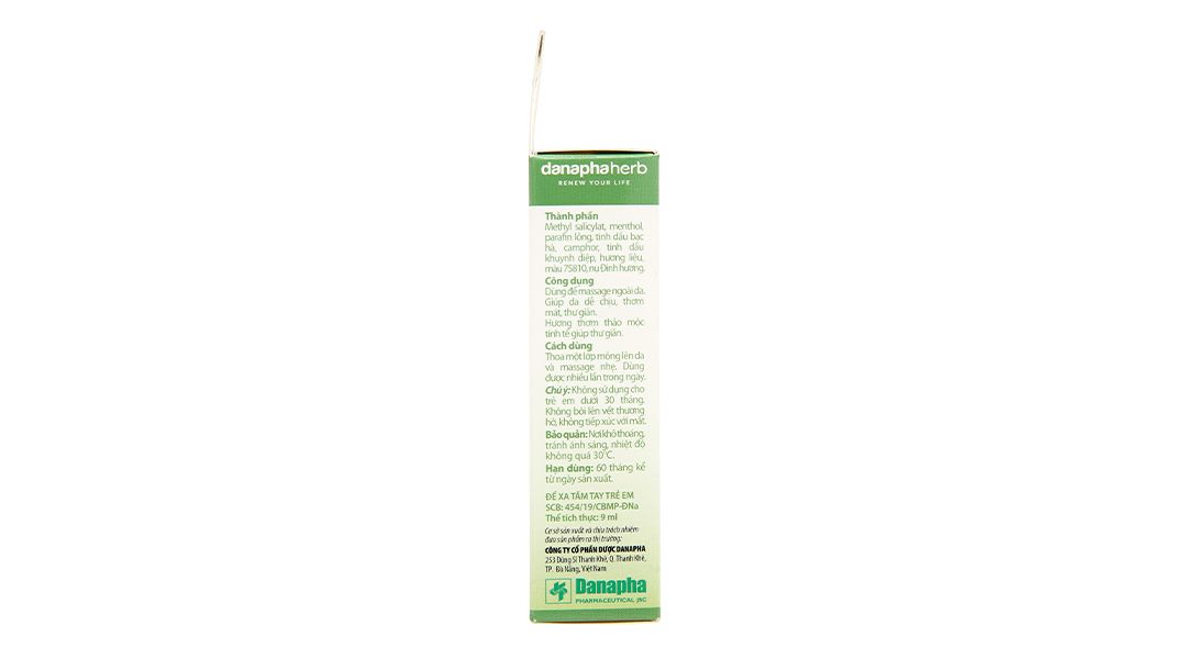  Dầu xoa bi lăn thảo mộc Clovy chai 9ml 