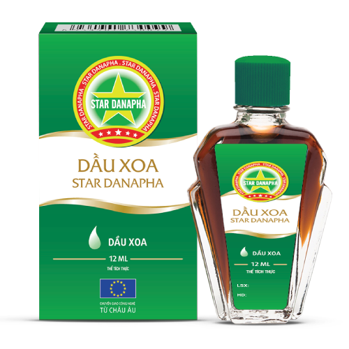  Dầu Xoa Cao Sao Vàng STAR DANAPHA 12ML 