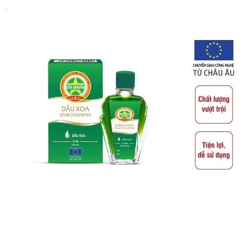  Dầu Xoa Cao Sao Vàng STAR DANAPHA 12ML 