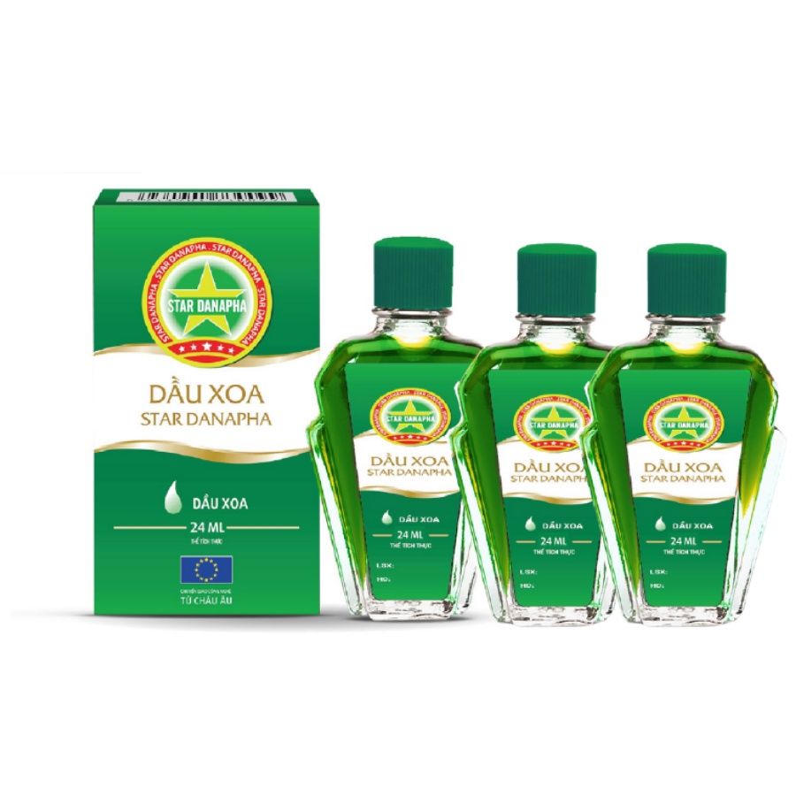  Dầu Xoa Cao Sao Vàng STAR DANAPHA 24ML 