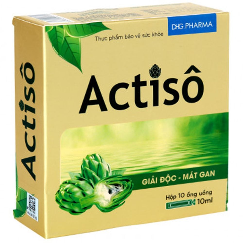  Dung dịch uống Actisô hỗ trợ giải độc, mát gan (10 ống x 10ml) 
