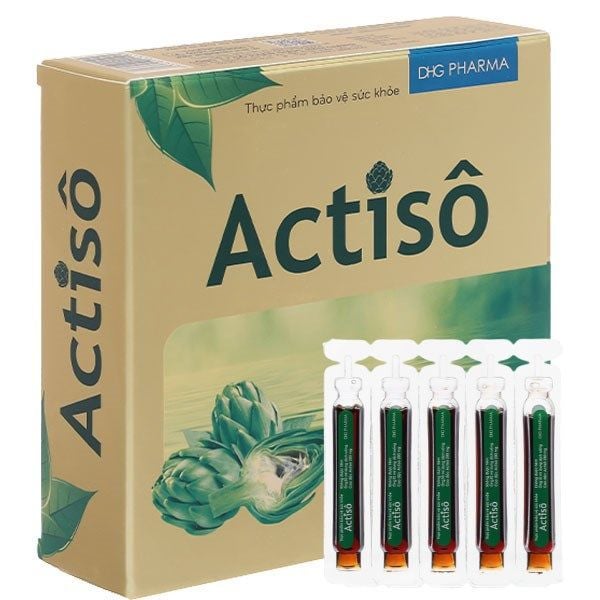  Dung dịch uống Actisô hỗ trợ giải độc, mát gan (10 ống x 10ml) 