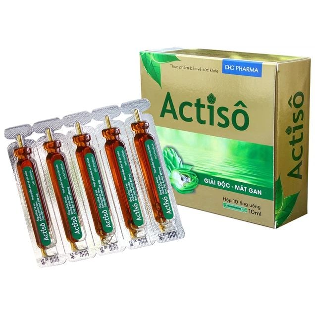  Dung dịch uống Actisô hỗ trợ giải độc, mát gan (10 ống x 10ml) 