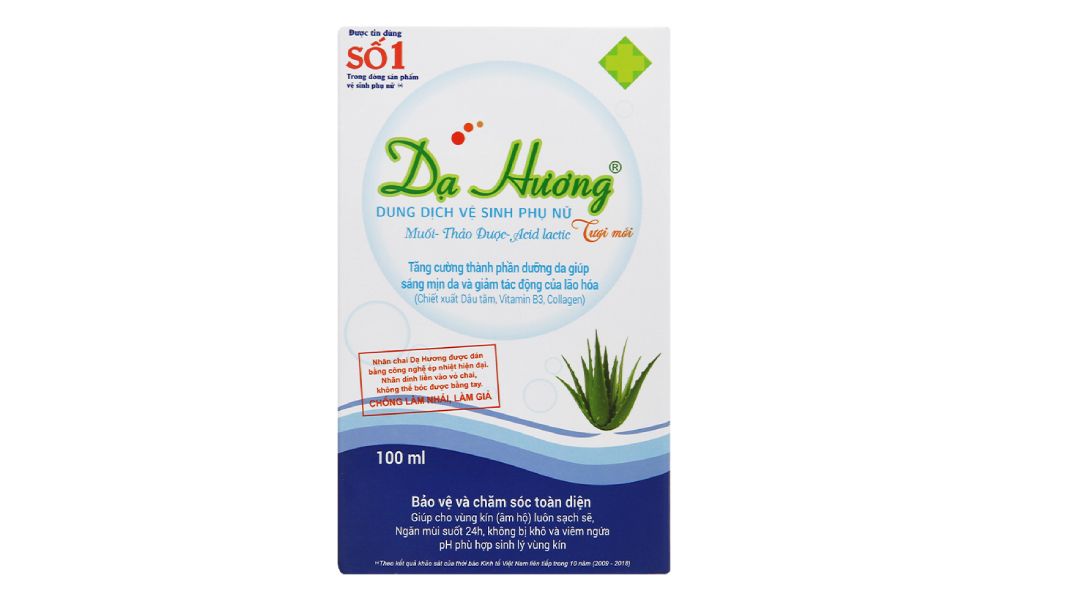  Dung dịch vệ sinh phụ nữ Dạ Hương Hoa Linh làm sạch vùng kín, ngăn mùi suốt 24h (100ml) 