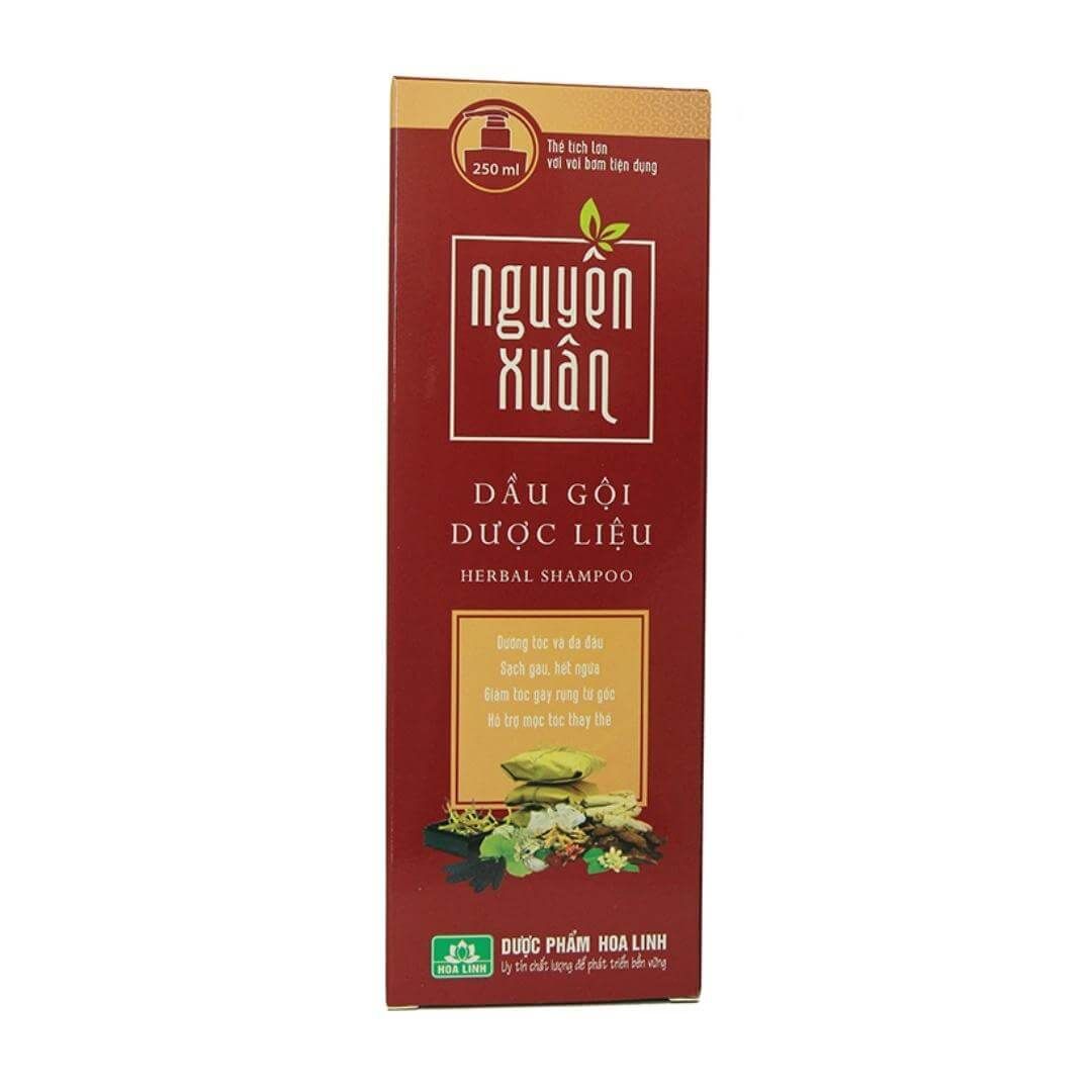  Dầu gội dược liệu Nguyên Xuân Nâu dưỡng tóc và da đầu, sạch gàu, hết ngứa, giảm tóc gãy rụng (250ml) 