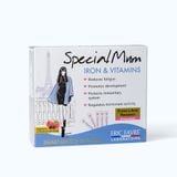  Dung dịch uống Special Mum Iron & Vitamins Eric Favre bổ sung sắt và vitamin (20 gói) 