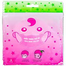  Khẩu trang trẻ em Thiên Thủy hỗ trợ ngăn khói, bụi, kháng khuẩn (8 cái) 