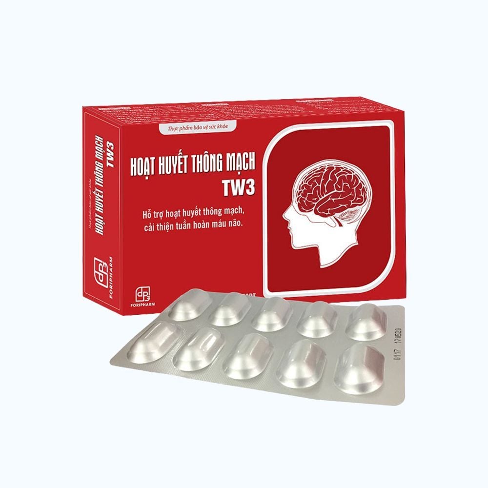  Hoạt Huyết Thông Mạch Foripharm hỗ trợ hoạt huyết, thông mạch, cải thiện tuần hoàn máu não (3 vỉ x 10 viên) 