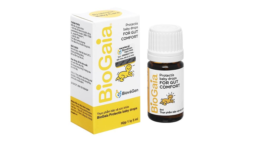  Men vi sinh BioGaia Protectis Baby Drops bổ sung lợi khuẩn cho đường tiêu hóa (5ml) 