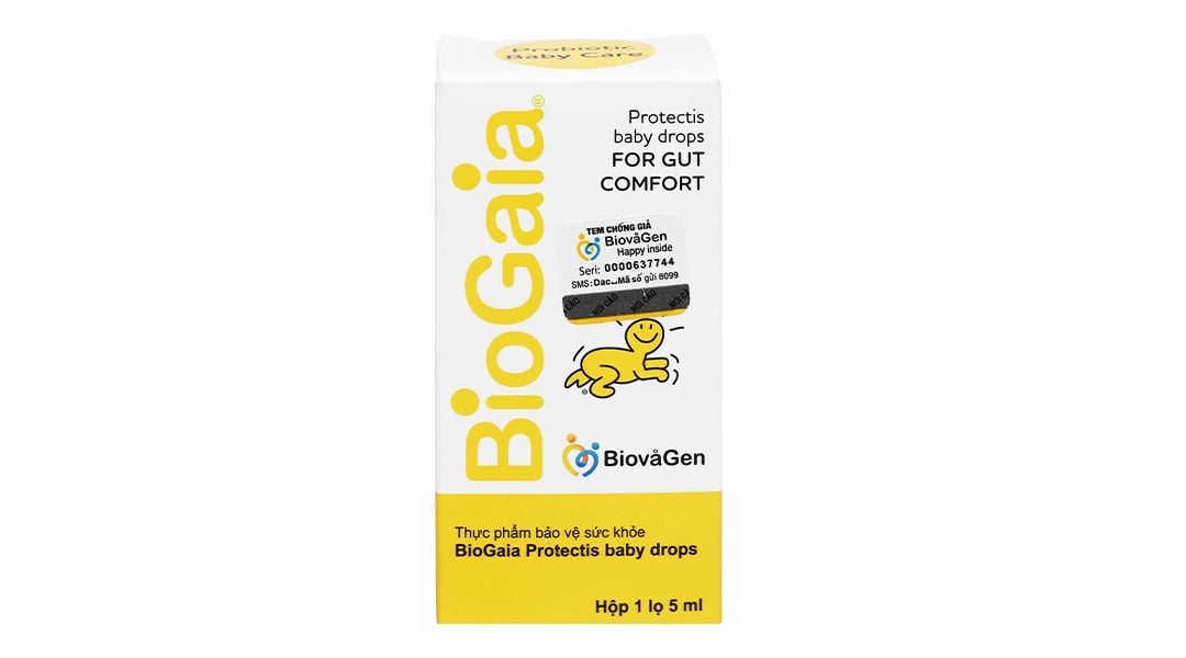  Men vi sinh BioGaia Protectis Baby Drops bổ sung lợi khuẩn cho đường tiêu hóa (5ml) 