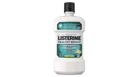  Nước súc miệng Listerine Healthy Bright diệt sạch vi khuẩn gây hôi miệng (250ml) 
