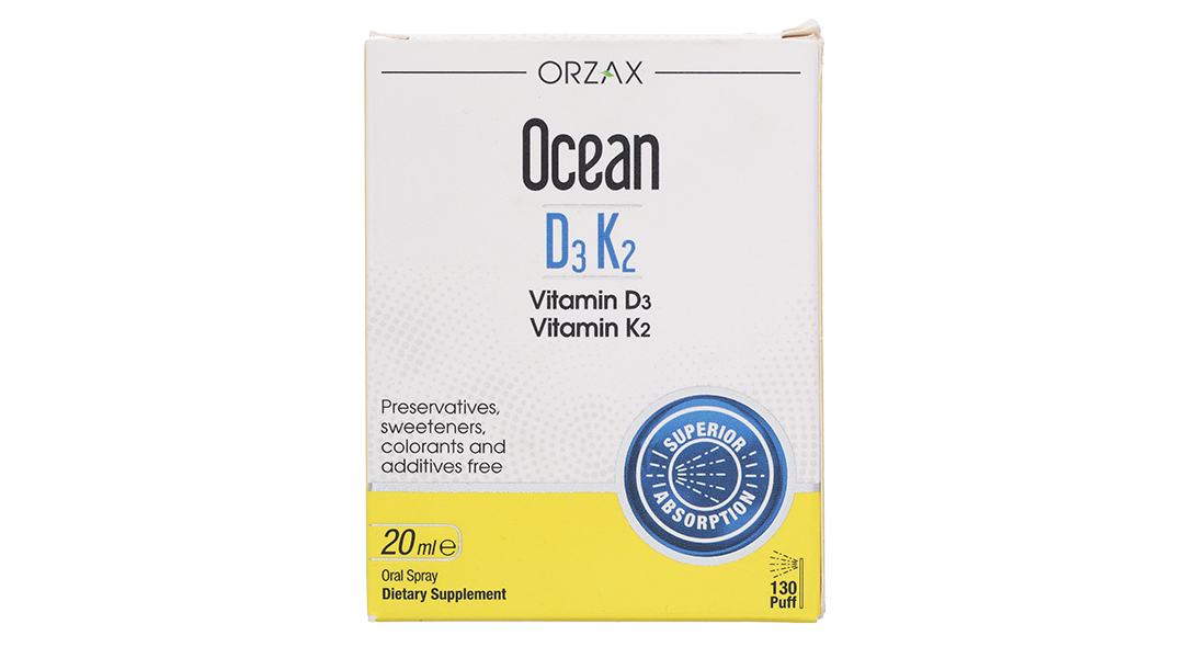  Xịt Ocean D3K2 bổ sung vitamin giúp xương và răng chắc khỏe chai 20ml 