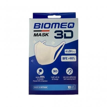  KHẨU TRANG BIOMEQ 3D MASK (HỘP 10 CÁI) 