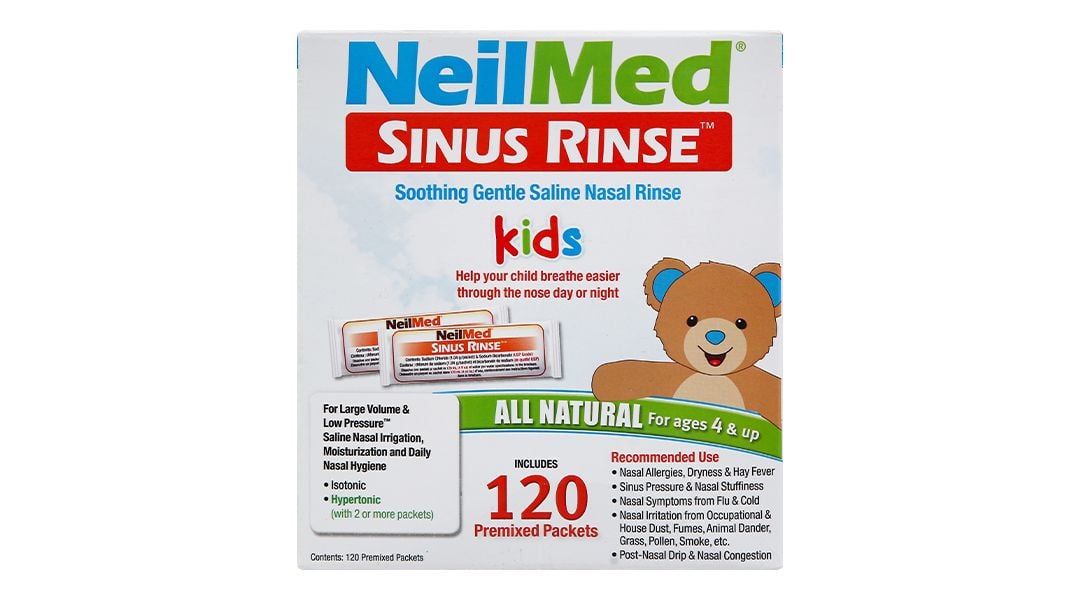  Muối rửa mũi Neilmed Sinus Rinse Kids giảm và ngăn ngừa các chứng viêm mũi dị ứng cho trẻ (120 gói) 