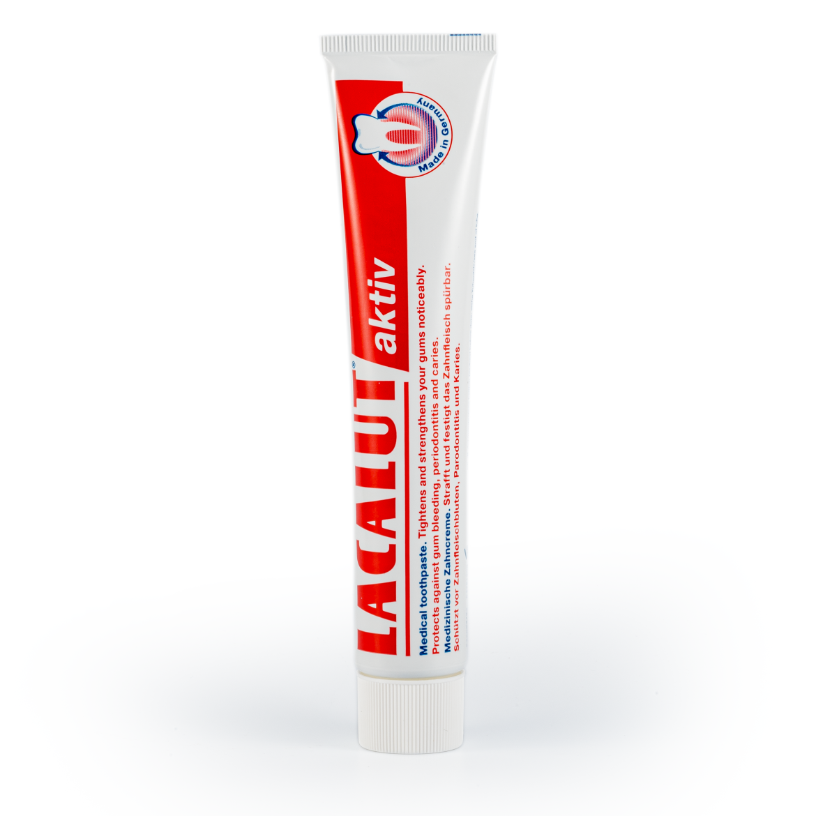  Kem đánh răng Lacalut Aktiv ngừa viêm nướu, loại bỏ mảng bám và tiêu diệt vi khuẩn (75ml) 