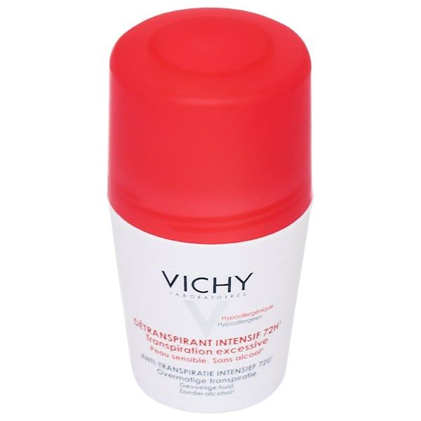  Lăn Khử Mùi Vichy Ngăn Mồ Hôi, Giữ Khô Thoáng Suốt 72h 50ml 